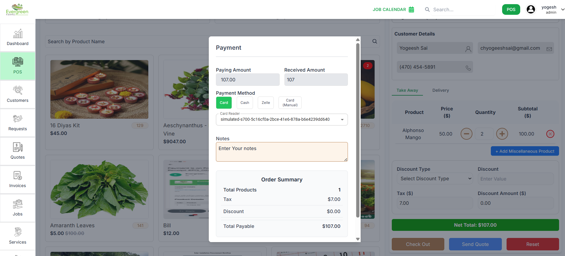   Product Payment